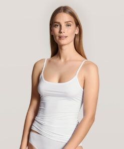 hvit singlet fra calida