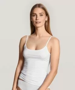 hvit singlet fra calida