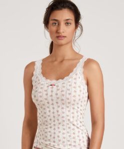 Calida Toujours Print - Trøye, Star White