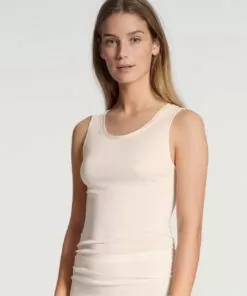Calida True Confidence – Ull/Silke Topp, Light ivory