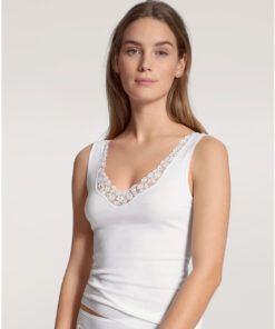 Calida Feminine Sense - Topp, Hvit