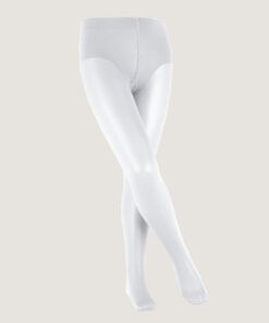 Falke Kids Pure Matt 30 - Strømpebukse, Hvit
