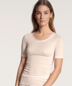 Calida True Confidence – Ull/Silke Topp, Light ivory