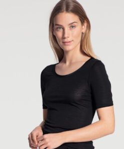 Calida True Confidence - Ull/Silke Topp, Svart