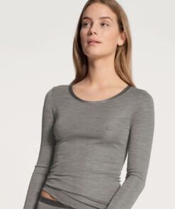 Calida True Confidence - Ull/Silke Topp, Grå