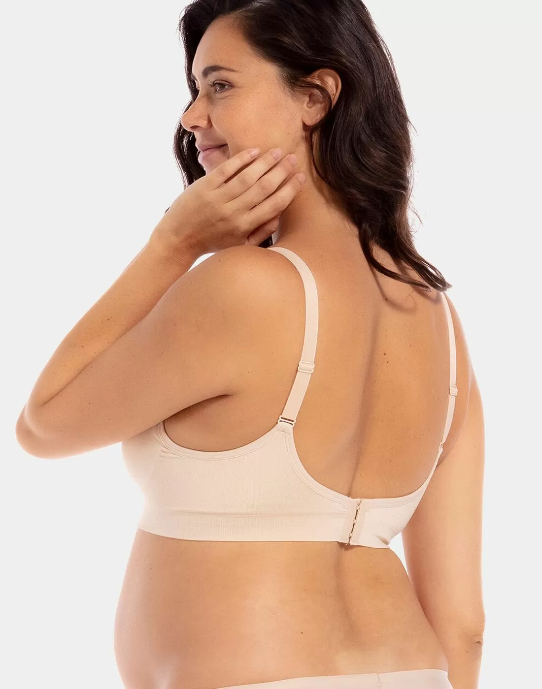 Magic Mama comfort nursing bra latte