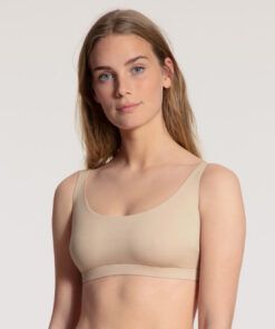 Uvattert BH topp i beige uten spile