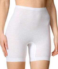 Calida Classic Cotton 2:2 - Truse med ben, Hvit