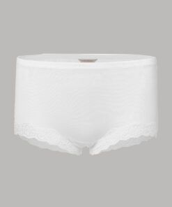Lady Avenue Silke - Truse Strikket, Offwhite