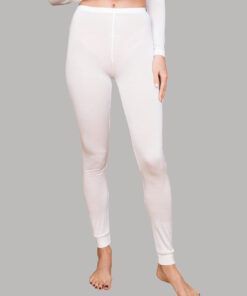 Lady Avenue Silke - Stillongs Strikket, Off White