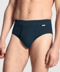 Calida Classic Cotton - Truse, Marineblå