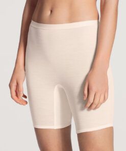 Calida True Confidence – Ull/Silke Shorts, Light ivory