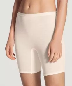 Calida True Confidence – Ull/Silke Shorts, Light ivory