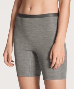 Calida True Confidence – Ull/Silke Shorts, Grå