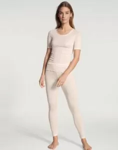 Calida True Confidence – Ull ullundertøy dame​ Stillongs og topp​ Light ivory