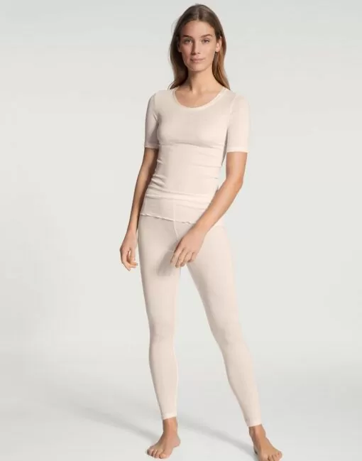 Calida True Confidence – Ull ullundertøy dame​ Stillongs og topp​ Light ivory