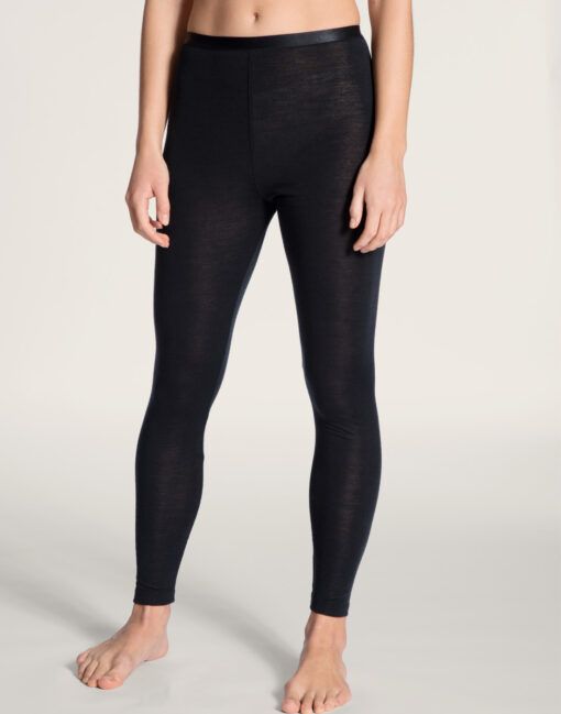 Calida True Confidence – Ull/Silke Stillongs ullundertøy dame​ Svart