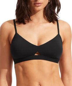 Seafolly S. Collective - Bikinioverdel Hybrid Bralette, Svart