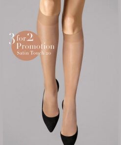 Wolford Satin Touch 20 - 3 for 2 - Knestrømpe, Gobi