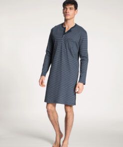 Calida Relax Streamline Basic - Nattskjorte, Dark Sapphire