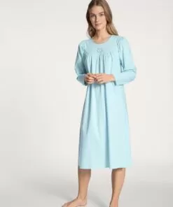 Calida Soft Cotton - Nattkjole, Lys Blå