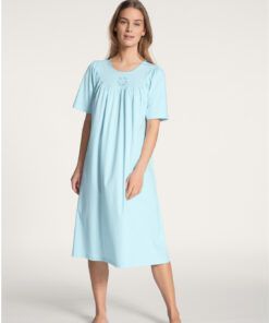 Calida Soft Cotton - Nattkjole, Lysblå