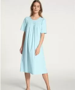 Calida Soft Cotton - Nattkjole, Lysblå