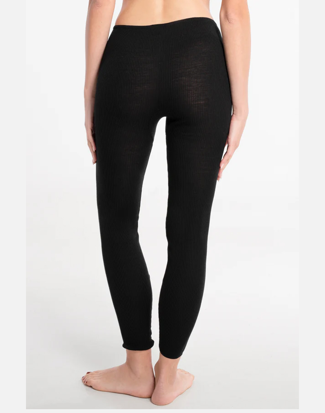 oscalito stillongs ull silke svart