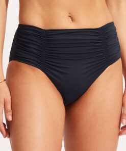 Seafolly Collective - Bikiniunderdel Gathered Front, True Navy