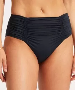 Seafolly Collective - Bikiniunderdel Gathered Front, True Navy