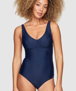 abecita by swegmark capri kanters badedrakt mørkeblå navy