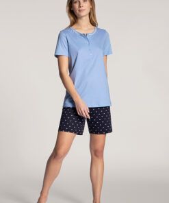 Calida Night Lovers - Pysj, Dark Lapis Blue