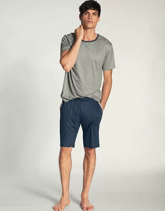 calida-100-nature-kort-pysjamas-gravel-mele