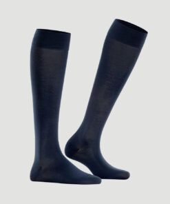 Falke Cotton Touch knestrømpe navy