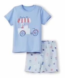 Calida Icecream 1-7 år - Pysj, Vista Blue