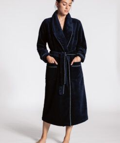 Calida After Shower - Morgenkåpe, Dark Lapis Blue