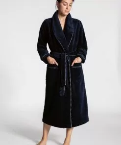 Calida After Shower - Morgenkåpe, Dark Lapis Blue