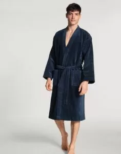calida-after-shower-morgenkape-dark-blue