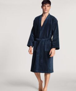 calida-after-shower-morgenkape-dark-blue