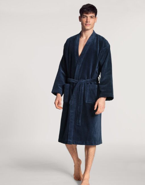 calida-after-shower-morgenkape-dark-blue