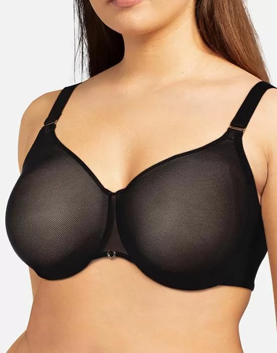 uvattert bh svart, chantelle