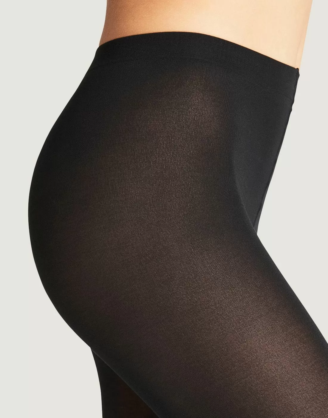 falke cotton touch strømpebukse black svart