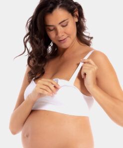Magic Mama comfort nursing bra hvit