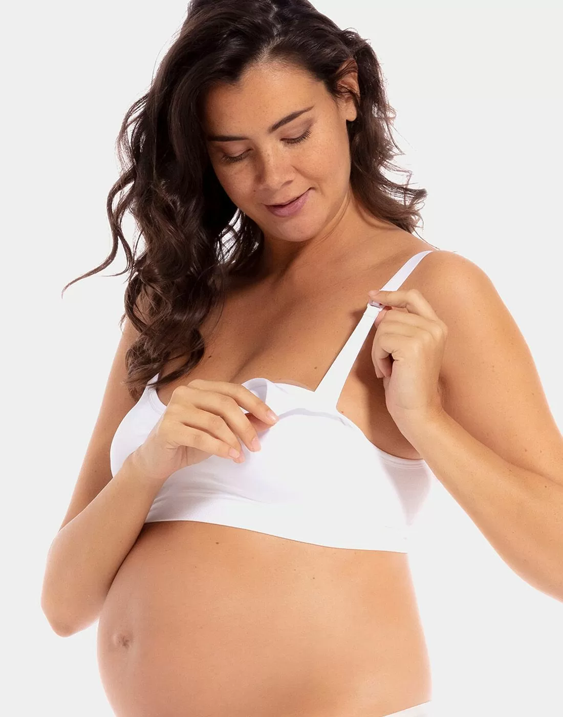 Magic Mama comfort nursing bra hvit