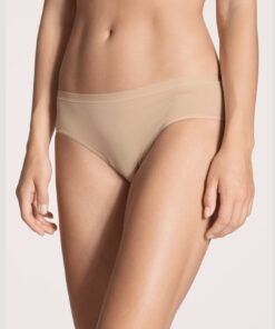 jente i beige bomull truse fra calida