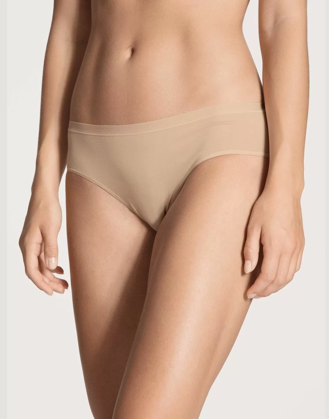 jente i beige bomull truse fra calida