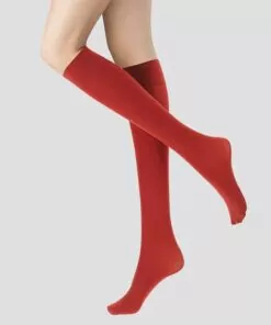 Oroblu Opaque 50 knestrømpe classic red
