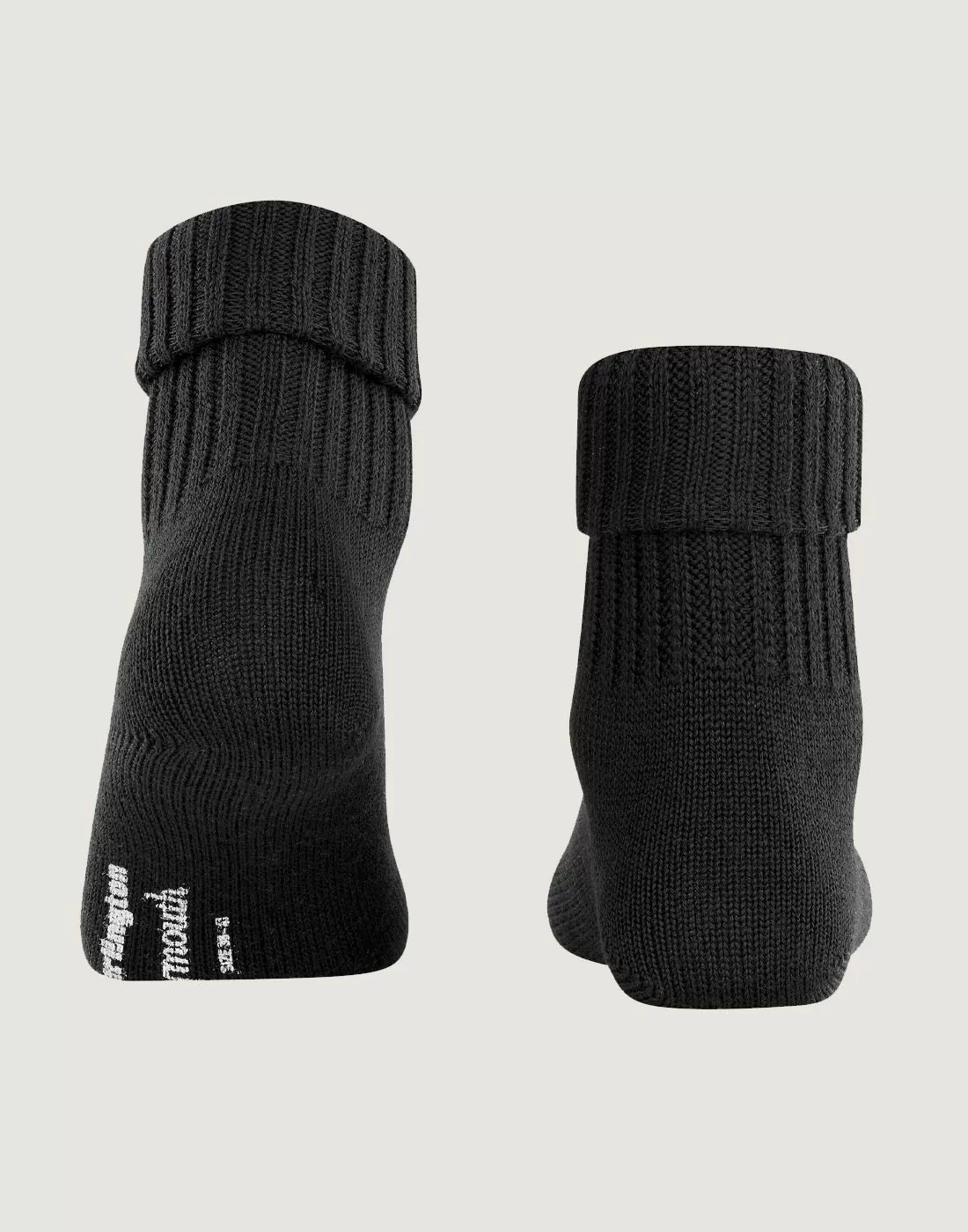 burlington plymouth ullsokk dame svart