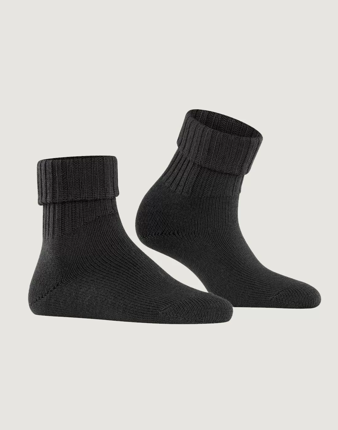 burlington plymouth ullsokk dame svart