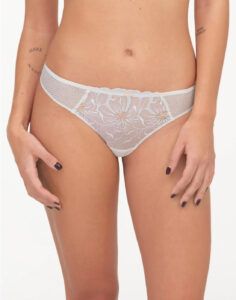 chantelle fleurs stringtruse ivory gold